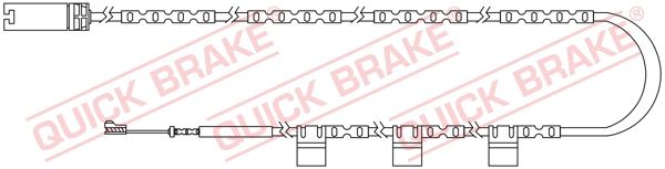 QUICK BRAKE Сигнализатор, износ тормозных колодок WS 0300 A